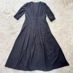 ✨美品✨ ルイルエブティック 近年モデル シャツワンピース マキシ丈 洗える