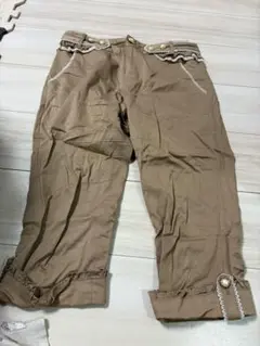 美品　axes femme 膝丈パンツ ベージュ