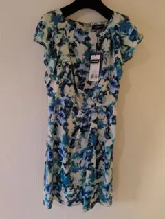 新品　タグ付きJUSGLITTY ノースリーブ花柄ワンピース サイズ1