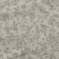 FUWARI・染布 シリーズ トワルドジュイ 動物たちと花畑 ピンク 45cm