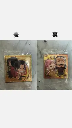 ワンピース 大海賊シールウエハース エース＆ロジャー、レベッカ＆キュロス