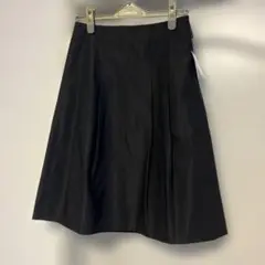 Talbots　タルボット 黒のフレアスカート ひざ丈