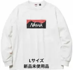 NANGAロゴプリント長袖Tシャツ Lサイズ 新品未使用品
