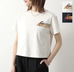 【A.P.C.】クロップドTシャツ／クリーム／XS