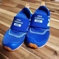 【美品】New Balance 620 キッズシューズ ブルー　14.5cm