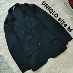 UNIQLO size M 感動ジャケット ネイビー コットンライク ユニクロ