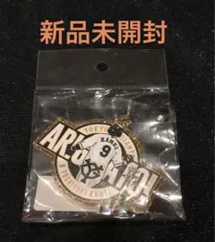 亀井善行選手 引退記念 ゴールドラメアクリルキーホルダー 未開封