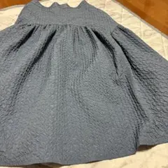 ヴィッキーフレアスカートブルーグレー系フリーサイズ