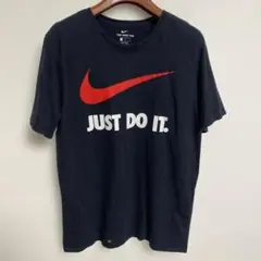 Nike Just Do It. ナイキ ネイビーTシャツ Lサイズ