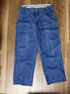 90s ラルフローレン タックデニムスラックス ポロチノレア