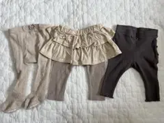プティマイン　ベビー用レギンスセット　70cm