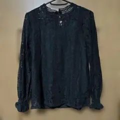 未使用品　レース長袖カットソー