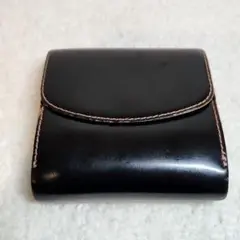 大峽製鞄　オオバセイホウ　コードバン　二つ折り財布