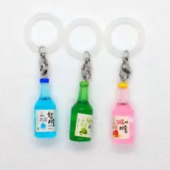 チャミスル　眞露　JINRO　ミニボトル　めじるしアクセサリー　マーカー　3個