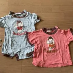 ロンパース　tシャツ　セット