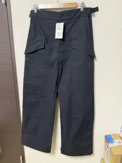 美品⭐️ボッテガヴェネタ 2way ウエストゴムワークパンツ ドロスト 46 美品⭐️ボッテガヴェネタ 2way ウエストゴムワークパンツ