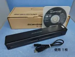富士通 ScanSnap スキャナー iX100 （黒）使用１枚