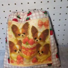 巾着袋保冷保温パネル犬さんハンドメイド