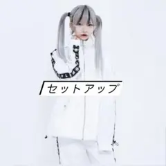 REFLEM Dリングロゴテープナイロンセットアップ ホワイト