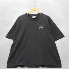リー LEE 90s ロゴ刺繍 半袖 クルーネック コットン Tシャツ XL