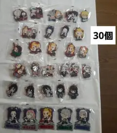 鬼滅の刃☆鬼滅の刃 ラバーストラップ30個まとめ売り　未開封
