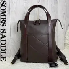 希少♡A4可♡SOMES SADDLE ソメスサドル 2way トート リュック 2025年最新】SOMES SADDLE リュック・バックパックの人気
