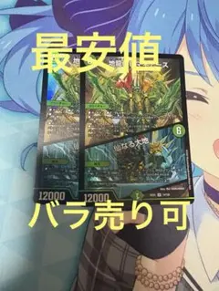 デュエルマスターズ　地龍仙ロマネアース/仙なる大地　２枚
