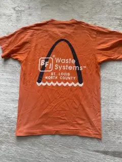 古着　フェード◎ オレンジ　tシャツ