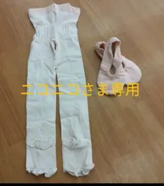Chacott キッズ用バレエシューズとピンクタイツのセット