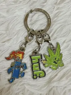HUF FRENEMIES KEY CHAIN 三連キーホルダー