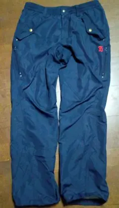 パーリーゲイツ ゴルフ ナイロンパンツ ネイビー SIZE6