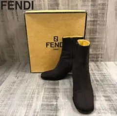 フェンディ ショートブーツ シューズ チャンキーヒール