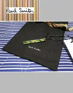 【Paul Smith】ネクタイピン/シルバー/総柄/カモフラージュ/ロゴ/新品