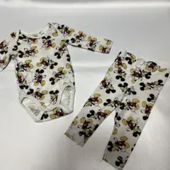 H&M ミッキーマウス柄ロンパース 68