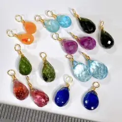 サービス品＊天然石のチャームアソートa172
