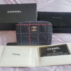 CHANEL カラフルステッチコインパース