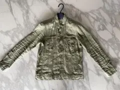 BEAMS ビームス リネンジャケット メンズ カーキMサイズ