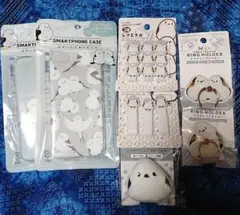 シマエナガ スマートフォン アクセサリー 7点セット