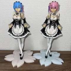 Re:ゼロから始める異世界生活 フィギュア レム ラム curtsey