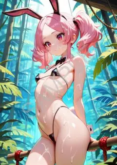 アートポスター A4 AI 美女 イラスト G0965