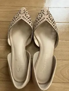 stephanie ステファニエ カットワークフラットパンプス