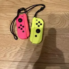 Nintendo Switch 純正ジョイコン（黄色+ピンク)