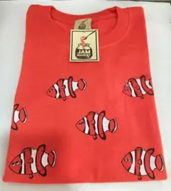 JAM MARKET沖縄 クマノミ Tシャツ YL（160）オレンジ　未使用品