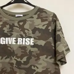 迷彩柄 GIVE RISE 半袖Tシャツ