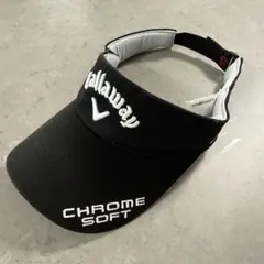 Callaway Chrome Soft バイザー 黒　メンズ