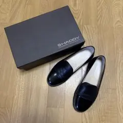 SHADDY シャディ レザー フラット シューズ　SH004 BLACK 36