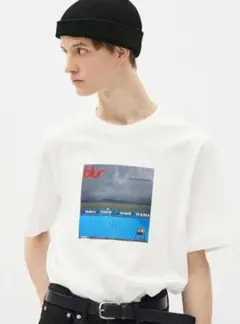 ＧＵ グラフィックTシャツ MUSIC(Blur) 2 ホワイト