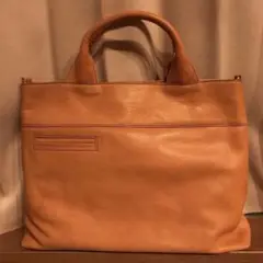 ハウエル ideaボストン ショルダー ハンドバッグ レザー キャメル