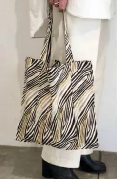 TODAYFUL ゼブラ柄トートバッグ