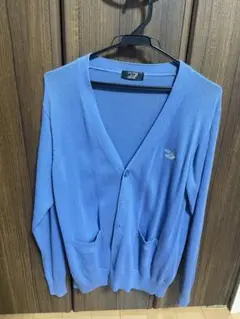 青　Vネックカーディガン